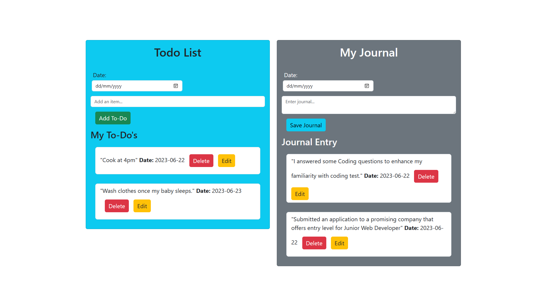 Coding Journal